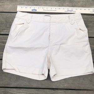 J Crew Cream Banana Yellow Button Shorts Sz 6